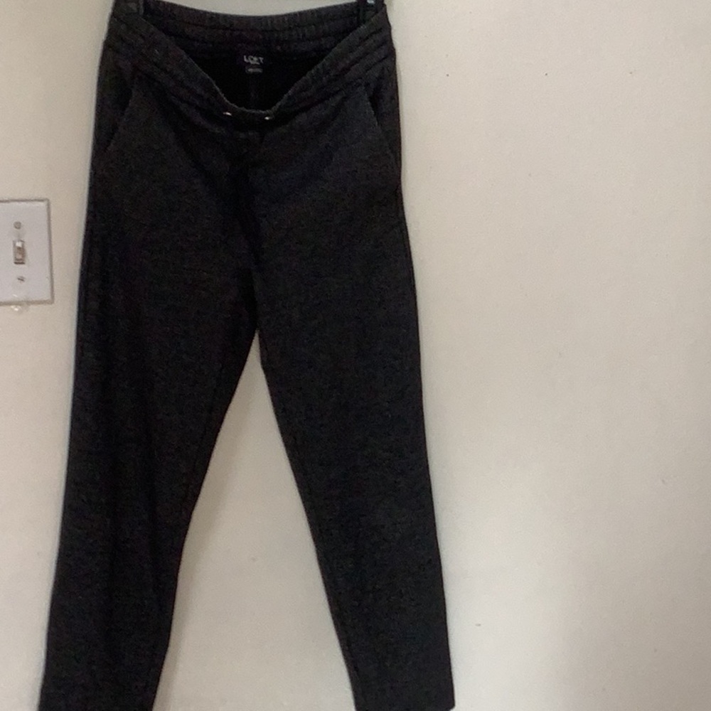 LOFT Charcoal Gray Pantsuit